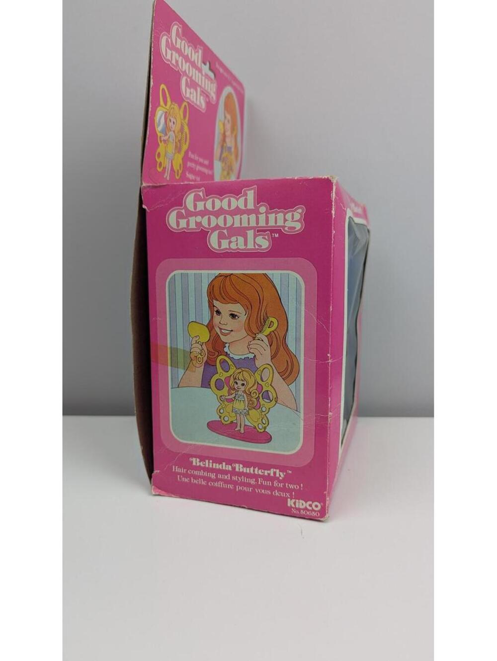 Vintage Kidco Good Grooming Gals Belinda Butterfly Doll Set NIB - Picture 3 of 7